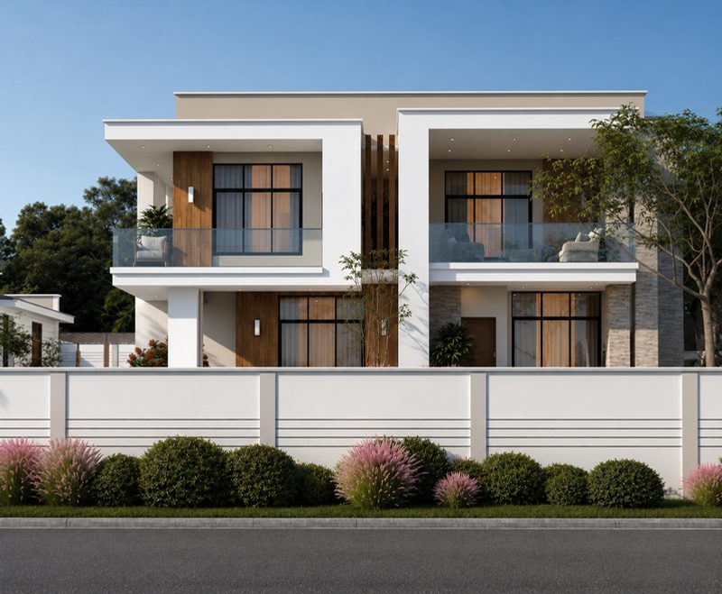 Design 17: modern 5 bedroom maisonette render